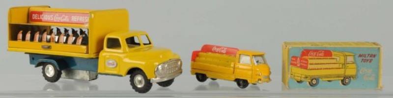 Coca-Cola Toy Trucks.