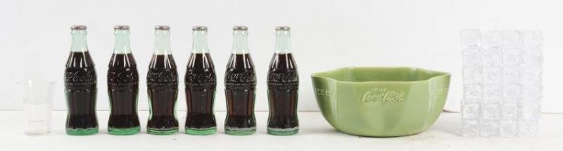 Coca-Cola Ice Bucket Display with Bottles