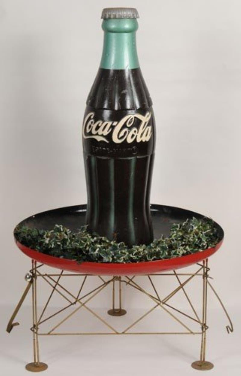 EARLY 1960'S COCA-COLA BOTTLE FESTIVE DISPLAY