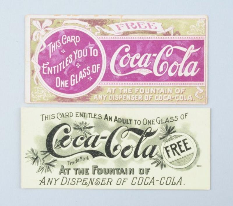 Early Coca Cola Coupons.