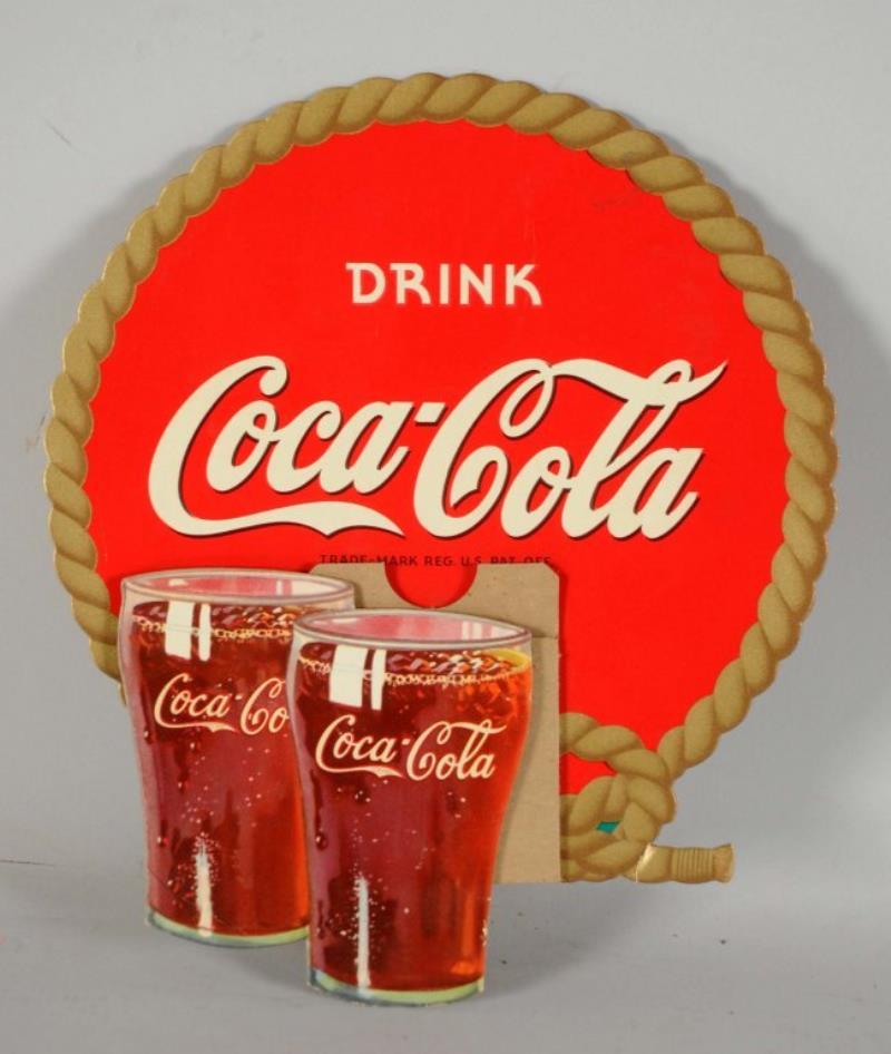 Coca - Cola Diecut Cardboard Sign