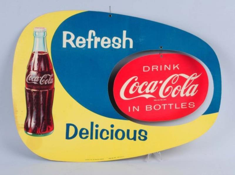 1957 Coca - Cola Spinner Sign.