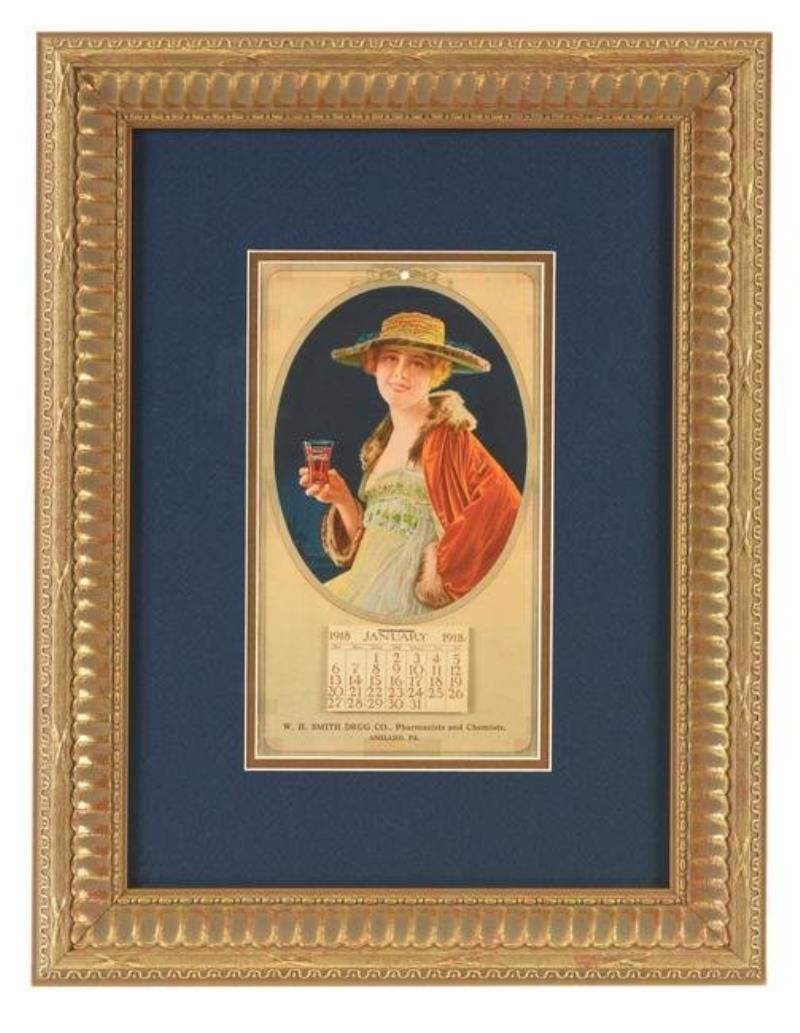 1918 Coca-Cola Distributor's Calendar.