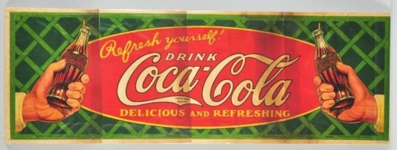 1950 Coca - Cola Paper Poster Value & Price Guide