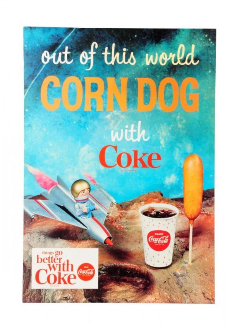 1960's Scarce Coca - Cola Paper Poster