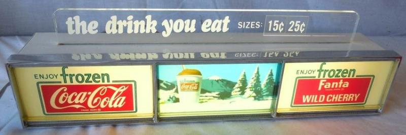 Coca-Cola Frozen Coke Light Tested/ Lights 3'' x 17''
