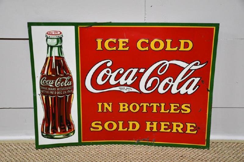 Early Cardboard Coca-Cola 