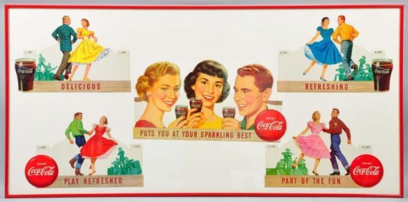 1957 Coca-Cola Square Dance Festoon.