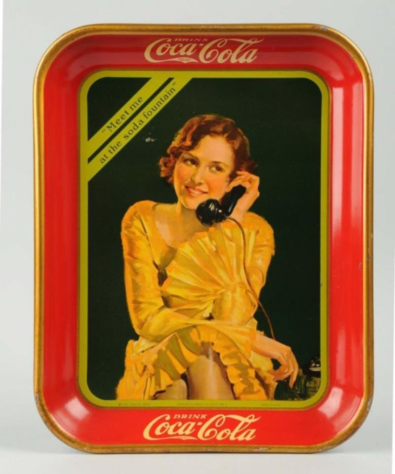 1930 Coca - Cola Serving Tray
