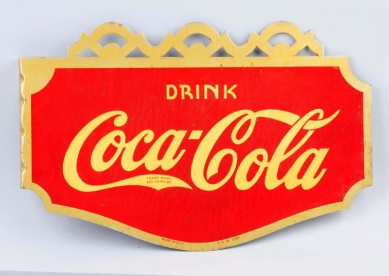 1936 Coca-Cola Flange Sign.