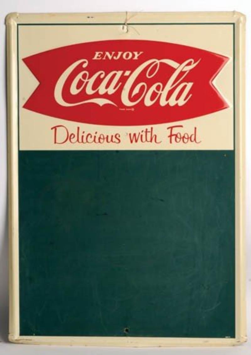1960's Coca-Cola tin menu board