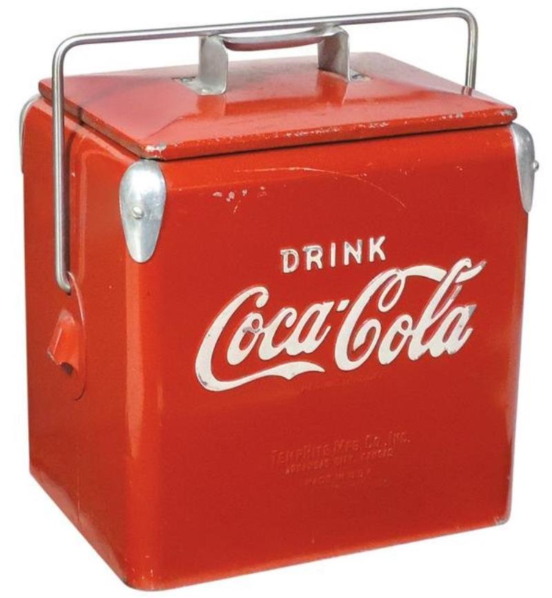 Coca-Cola Picnic Cooler, 6-pack smallest size made,