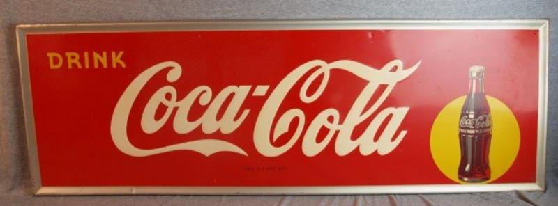 Coca Cola metal sign, "Drink Coca Cola", MCA 5-48,