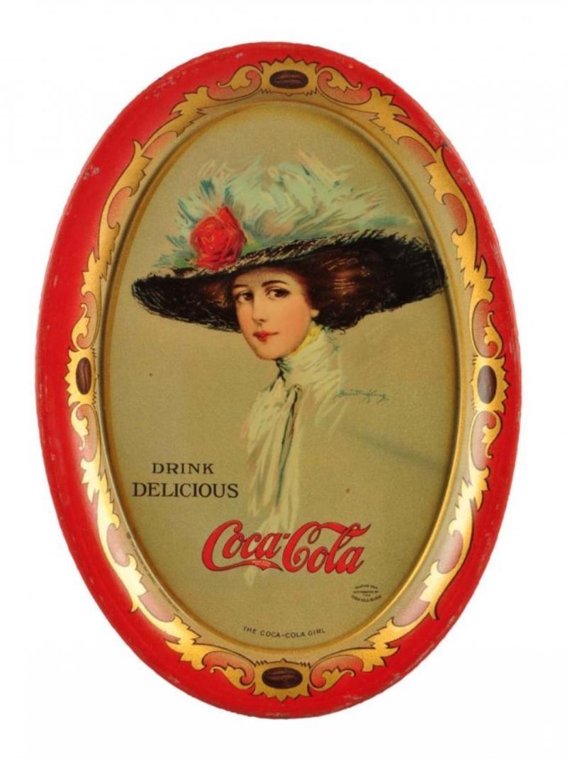 1910 Coca - Cola Tip Tray.
