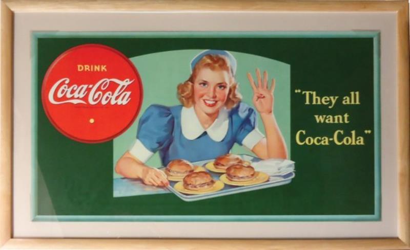 COCA-COLA CARDBOARD 1940'S