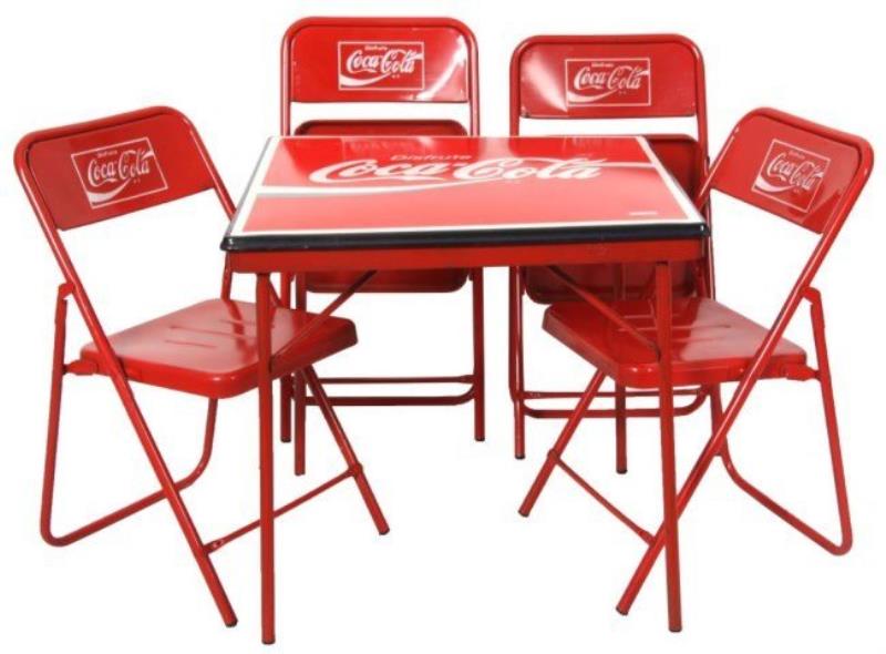 Coca-Cola Advertising Table & Chairs