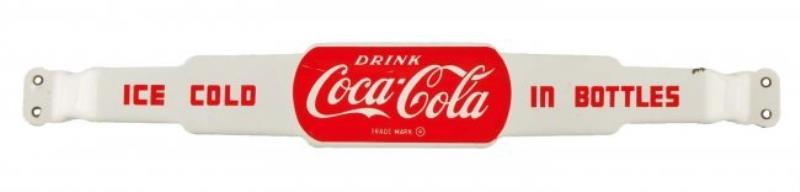 1940's - 1950's Coca - Cola Porcelain Door Bar.