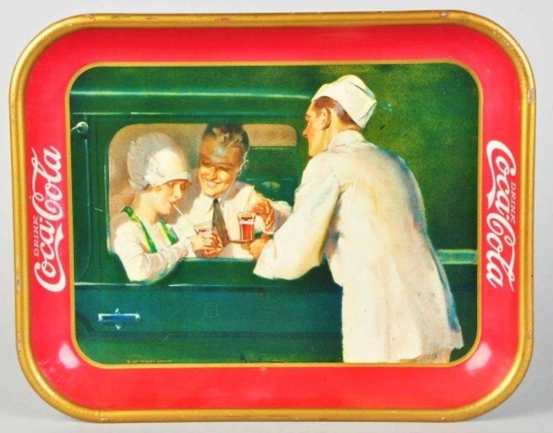 1927 Coca-Cola Serving Tray.