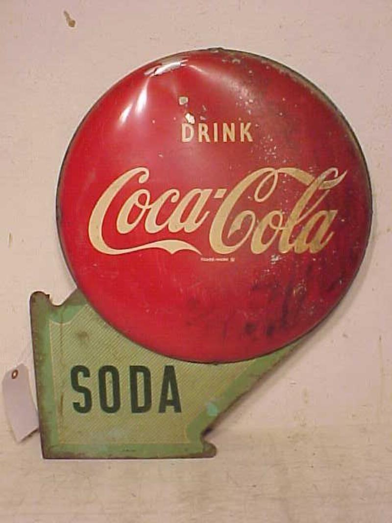 Double side Coca Cola sign