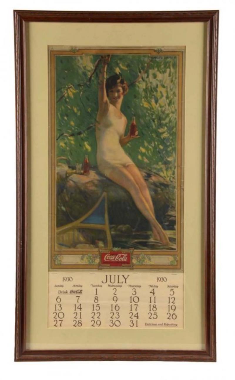 Coca Cola 1930 Calendar