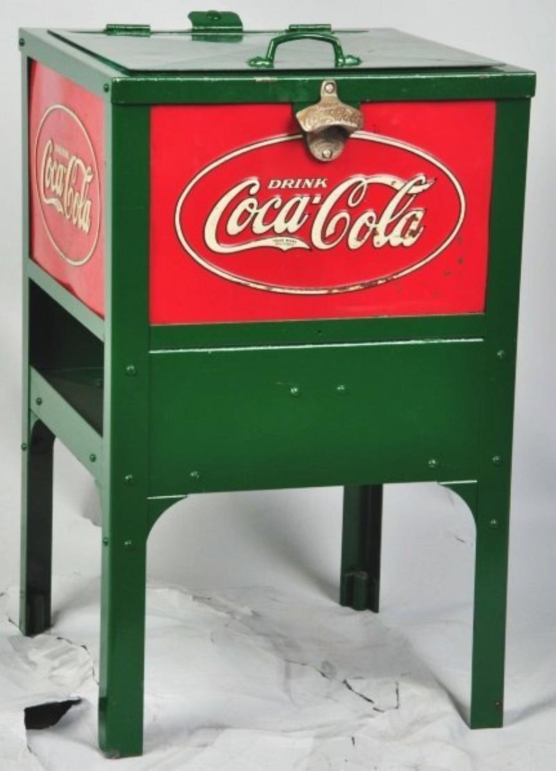 Coca-Cola Glascock Single Case Cooler.