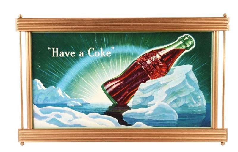 Coca-Cola Have A Coke Cardboard Advertising Sign.