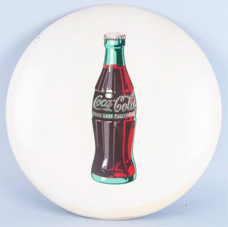 1949 Tin Coca-Cola Button.