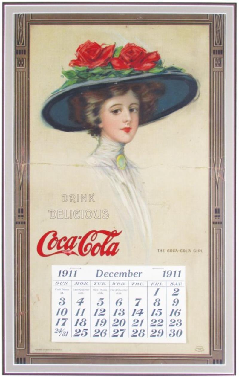 1911 Coca Cola Calendar