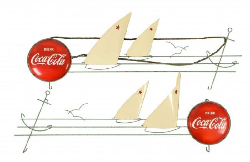 Coca-Cola Sailing Motif Sign