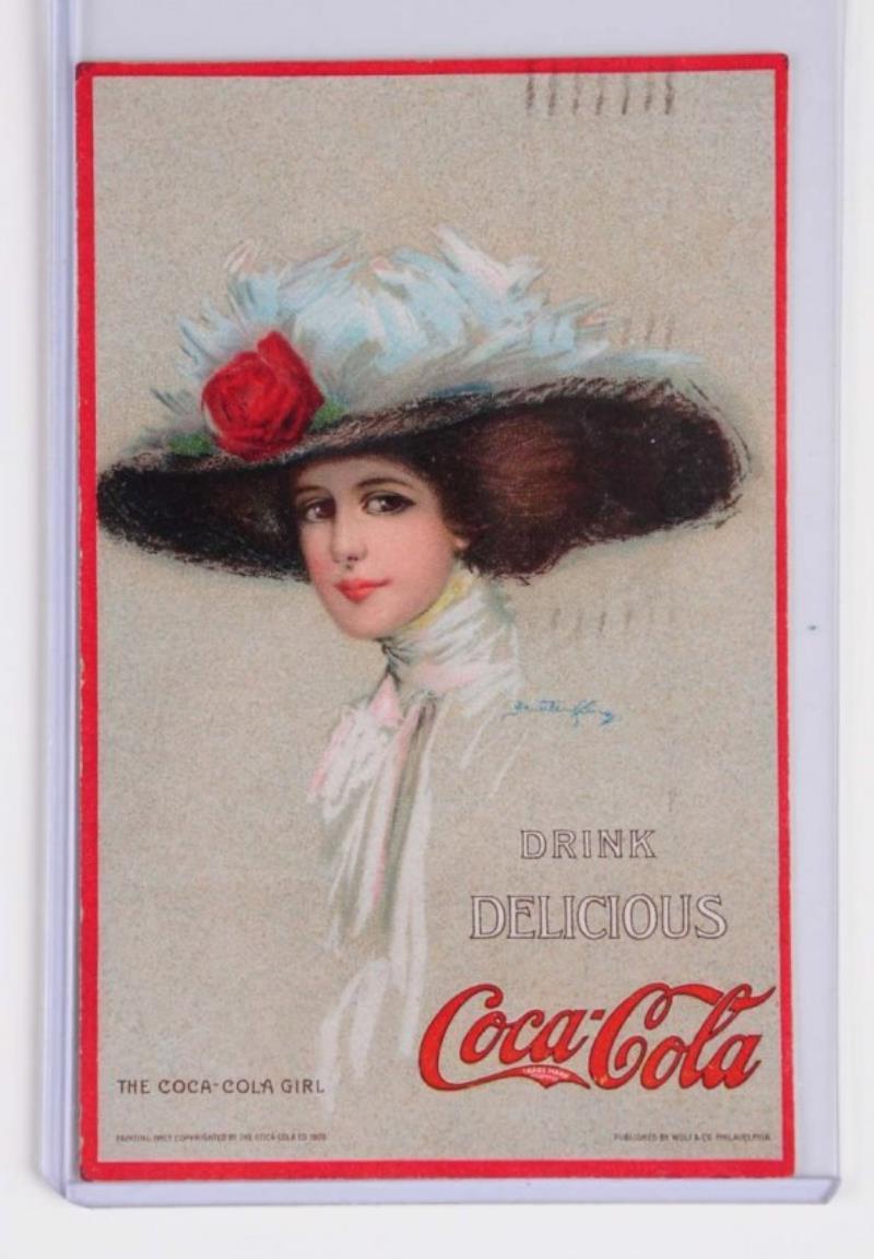 Hamilton King Artist Coca Cola Girl Postcard