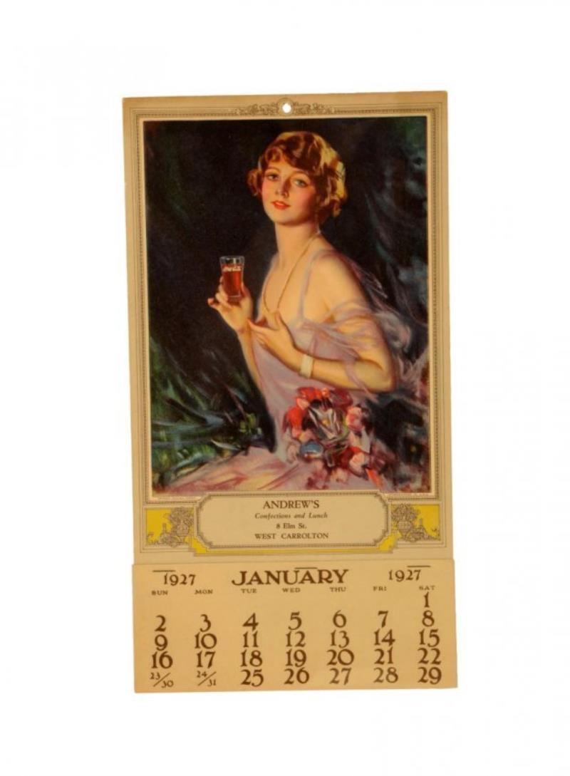 1927 Coca-Cola Distributors Calendar.