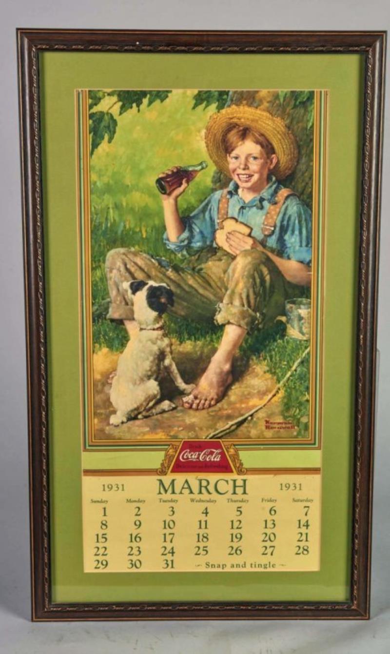 Coca Cola Norman Rockwell Advertising Calendar