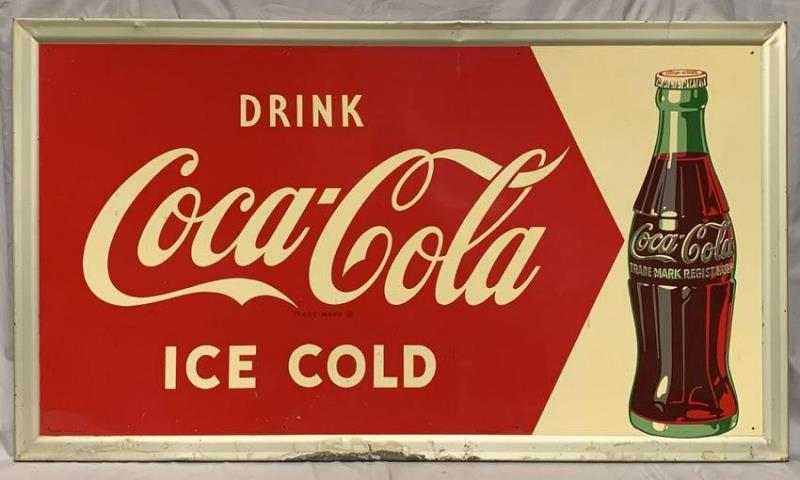 Drink Coca Cola Ice Cold Sign