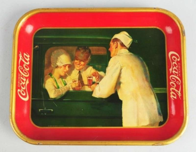 1927 Coca-Cola Serving Tray.