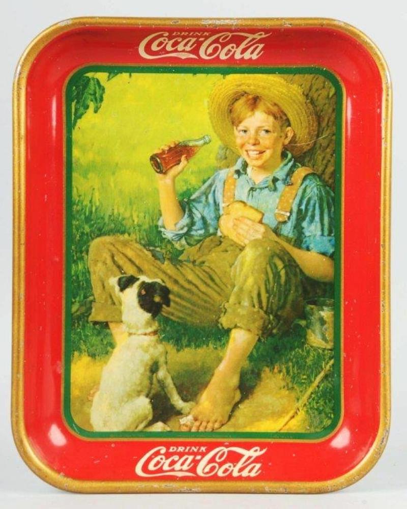 1931 Tin Coca-Cola Serving Tray.