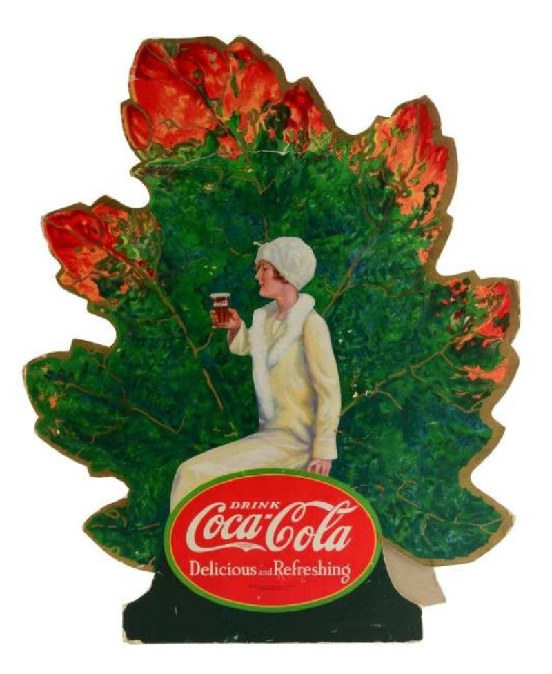 1927 Coca - Cola Diecut Sign