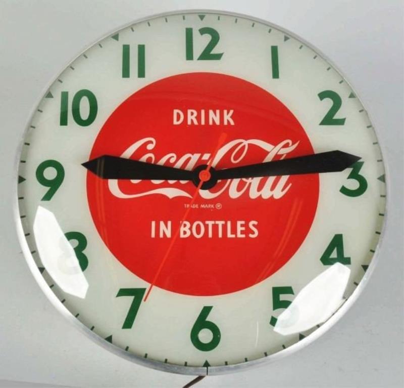 Coca-Cola Electric Light-Up Clock.