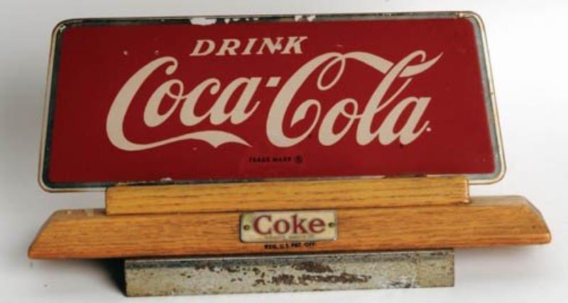 1950's Coca-Cola cash register sign