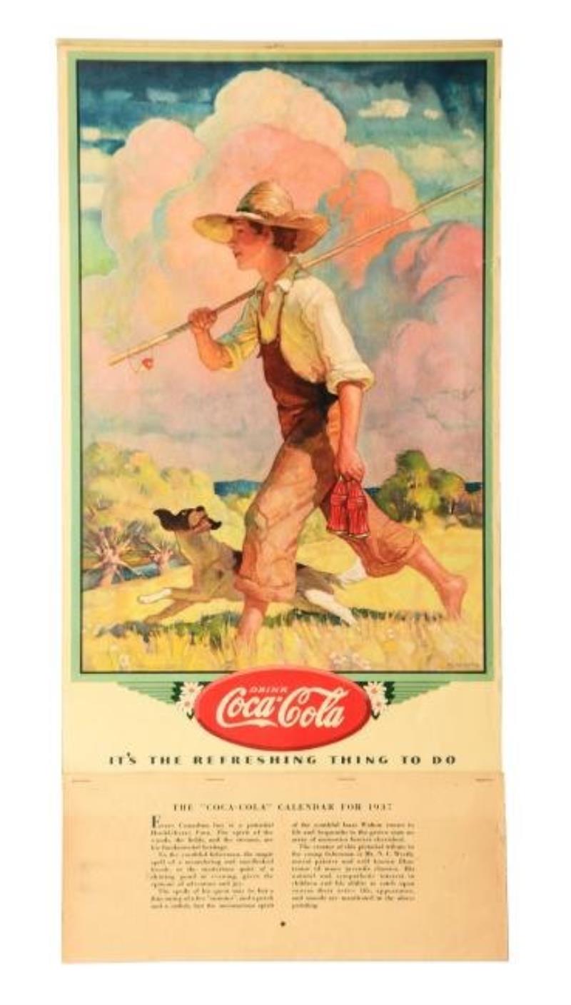 1937 Canadian Coca-Cola Advertising Calendar