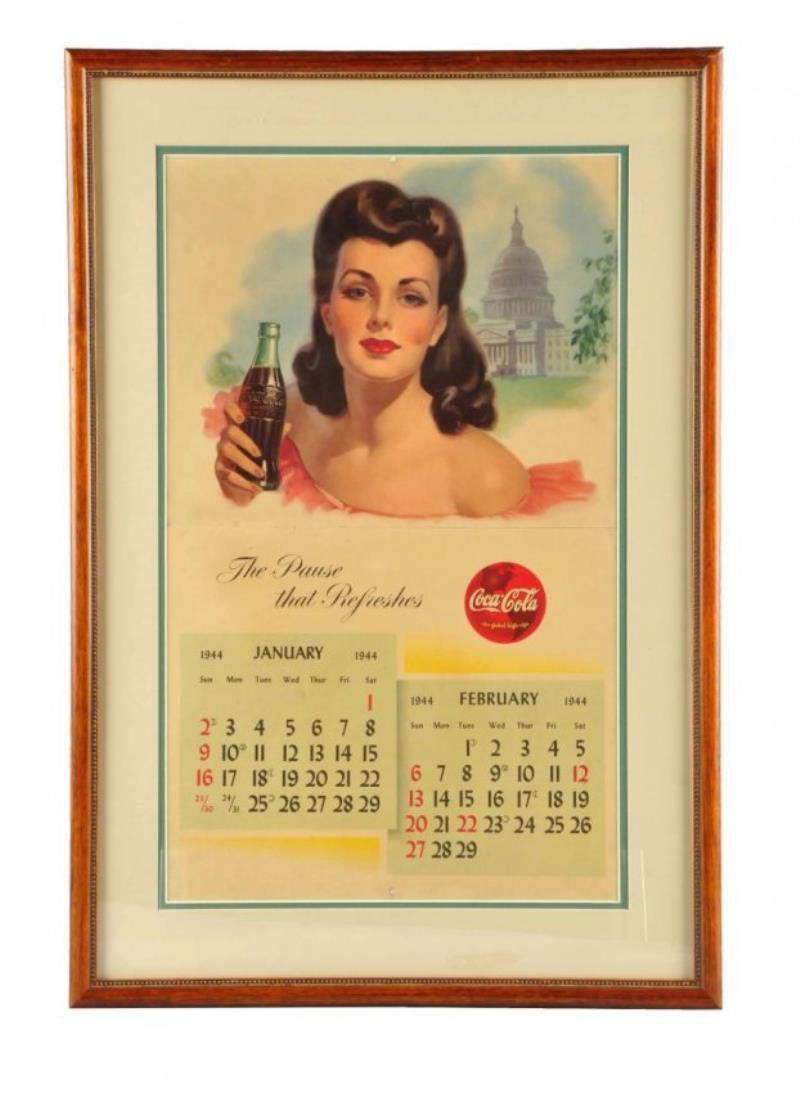 1944 Coca - Cola Calendar Value & Price Guide