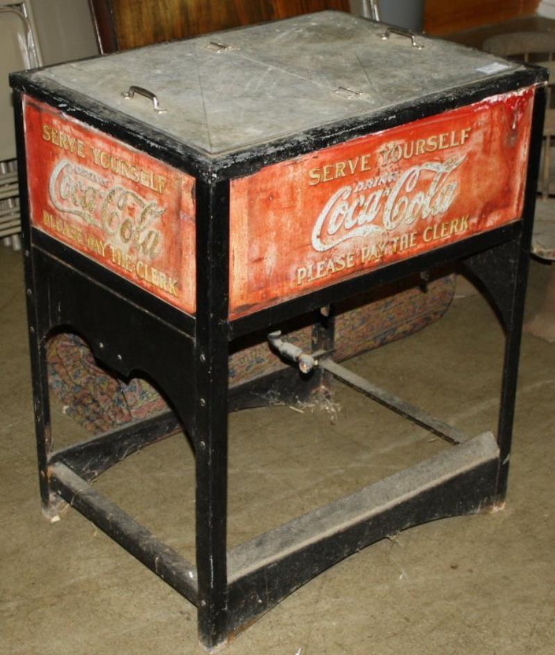 Glascock Bros Coca Cola cooler [Serve Yourself, Please
