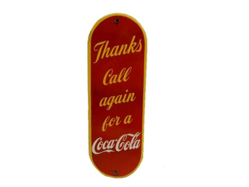 THANKS CALL AGAIN FOR COCA-COLA SSP PALM PUSH