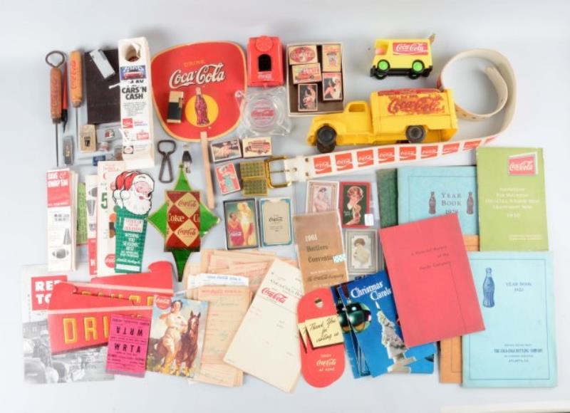 Lot Of Coca-Cola Advertising Memorabilia