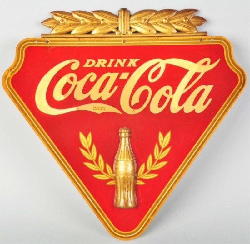Plywood Coca-Cola Sign.