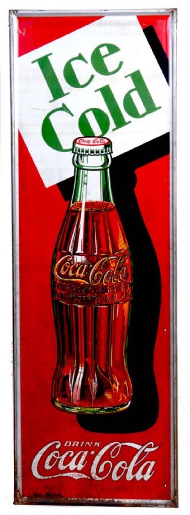 1936 COCA-COLA TIN SIGN