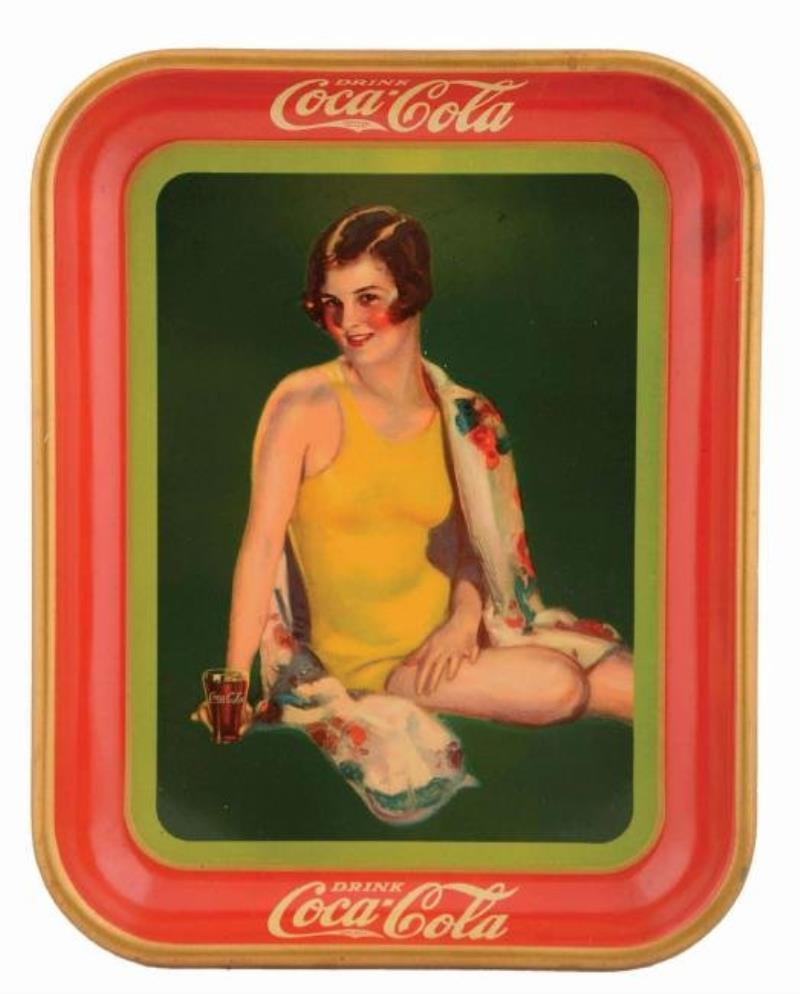 1930 Coca-Cola Advertising Serving Tray
