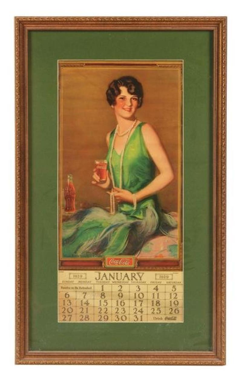 1929 Coca-Cola Calendar.