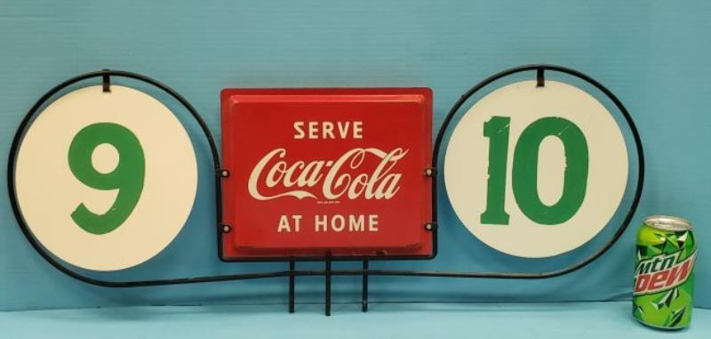 Coca Cola Grocery Store Aisle Marker Sign