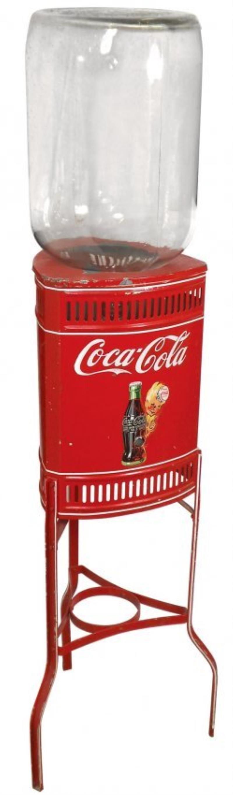 Coca-Cola water cooler, early triangular-shaped m