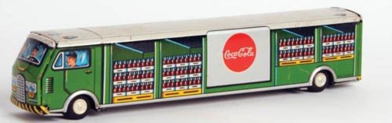 1950'S TIN LITHO FRICTION COCA-COLA DELIVERY TRUCK